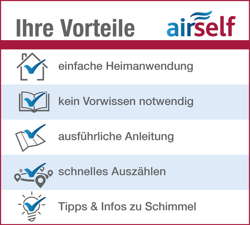 Schimmeltest Vorteile