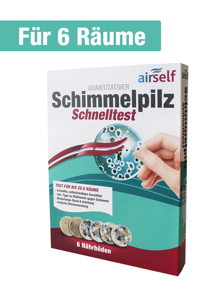 airself Schimmelpilz Schnelltest für 6 Räume airself Schimmelpilz Schnelltest für 6 Räume