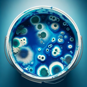 Schimmelbefall in Farbeimern Schimmelbefall in Farbeimern