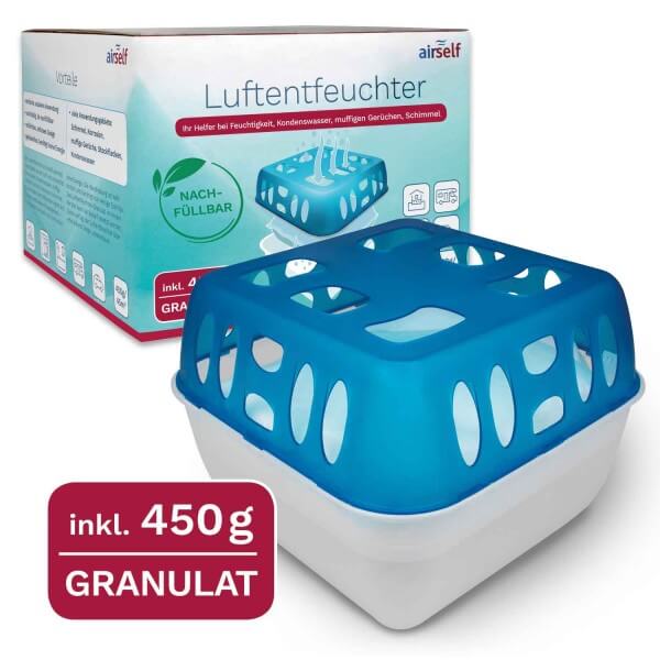 airself Luftentfeuchter – Box mit Granulat (450 g)